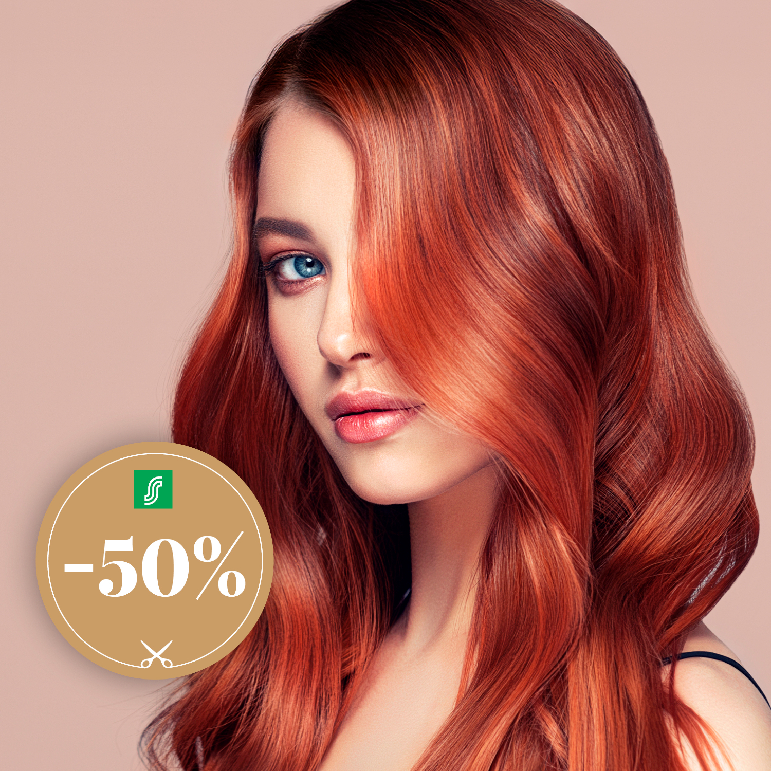 Hiusten värjäyksen yhteydessä hiusten pikahoitokäsittely -50%